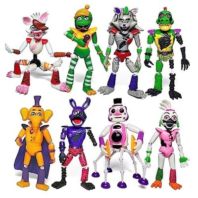 8pcs FNAF Action Figures Set | Ultimate Custom Night Collection