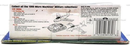 Micro Machines Militär #23 50er Jahre Figuren & Fahrzeuge 1998 Galoob #65152 - Bild 8 von 10