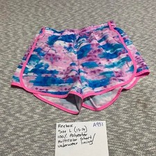 Reebok multicolor shorts with underwear liner women L 12-14 . SKU-A931