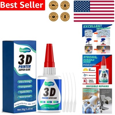 3D Printing Super Glue Instant Extra Strong Durable for PLA ABS PETG TPU Repair