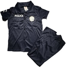 Rubie s Kids Police Officer Costume Set Large Shirt Pants Halloween Dress Up