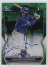 2023 Bowman Sapphire Edition Green 10/50 Lizandro Rodriguez #BSPA-LR Auto 03ox