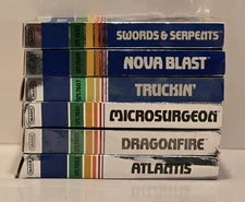 Intellivision Imagic 6 Game Lot - Tested & Working.  See Description & Photos