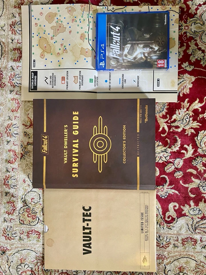 FALLOUT 4 VAULT DUELLER’S SURVIVAL GUIDE COLLECTORS EDITION + MAP + GAME - Image 2 of 3