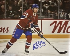 William TRUDEAU Signed 8x10 Photo! Montreal Canadiens! Laval Rocket! W/COA