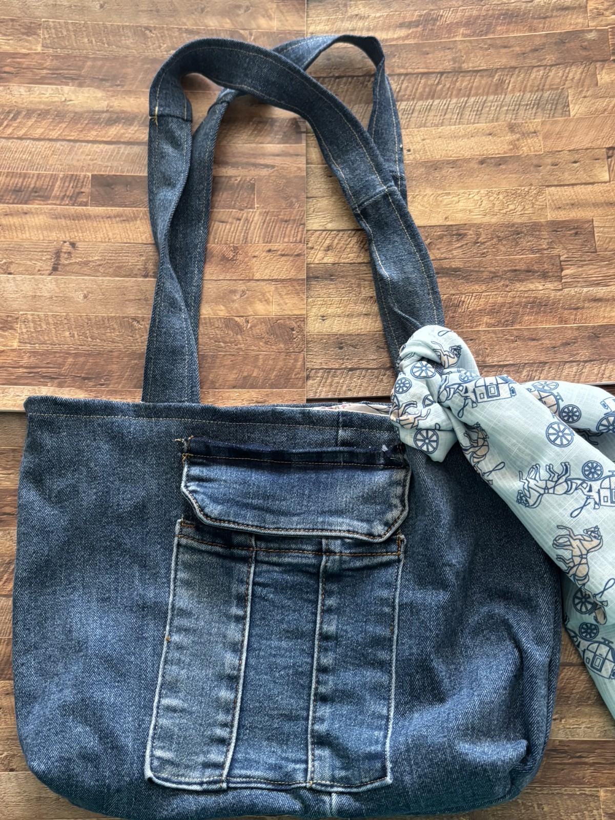 Ms. Craft-Tee Handmade Denim Bag