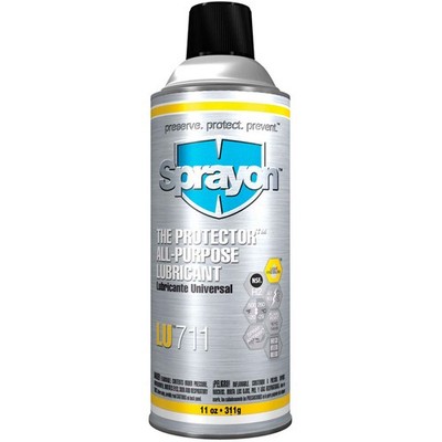 LU711 Sprayon The Protector Lubricant 11 Oz. Lot of 12
