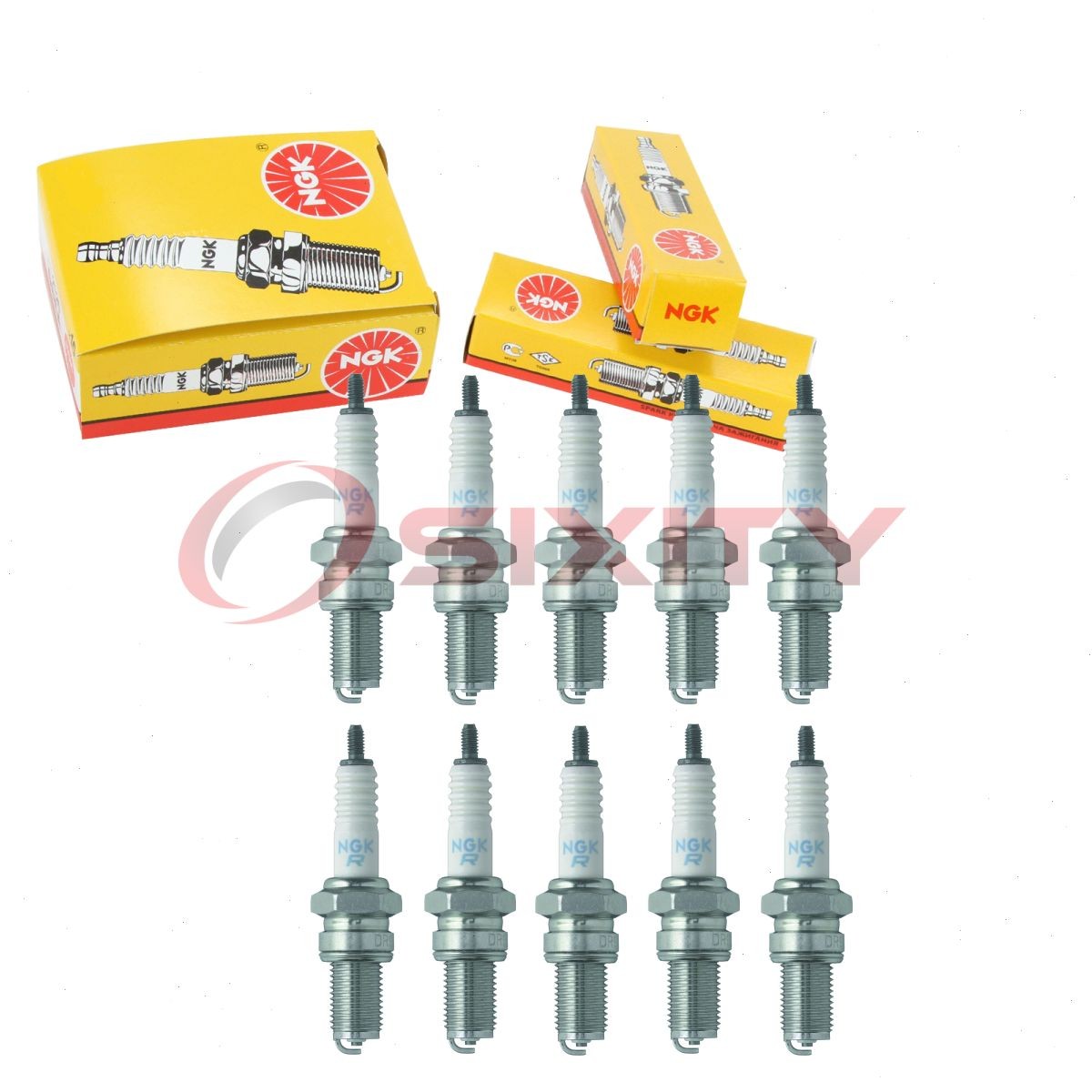 10 pc NGK 5469 DR7EB Standard Spark Plugs for 98069-5777P 8819-2 8819-1 8819 bv