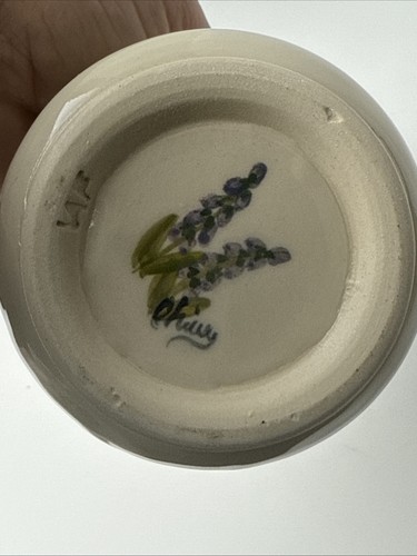 Hand Thrown Hummingbird Art Pottery Coffee/Tea Mug Signed - Picture 7 of 10