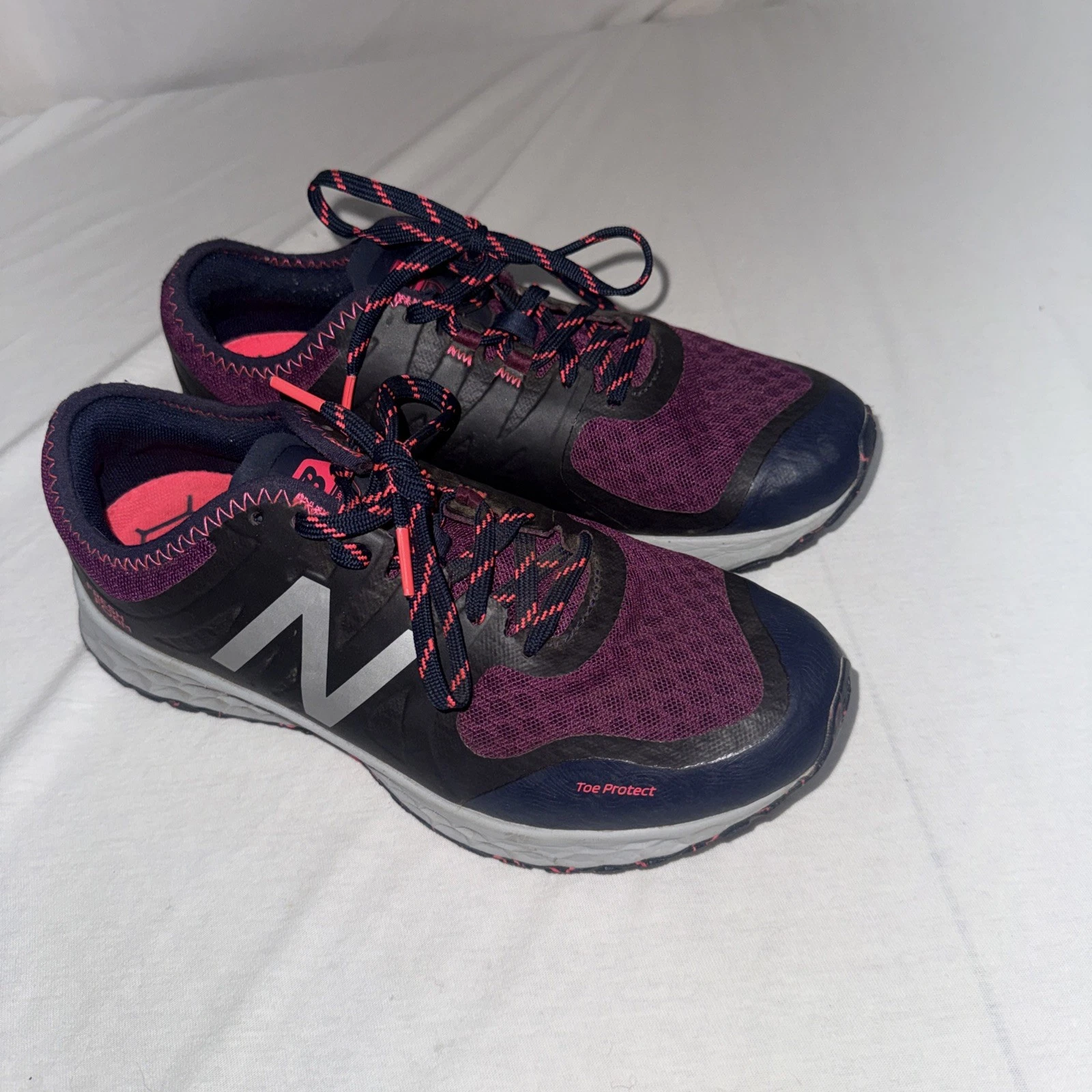 New Balance Fresh Foam Kaymin TRL Women’s 7.5 Trail Running Shoes Purple/Black