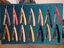 Rare Vintage Straight Razor Collection Set Of 14