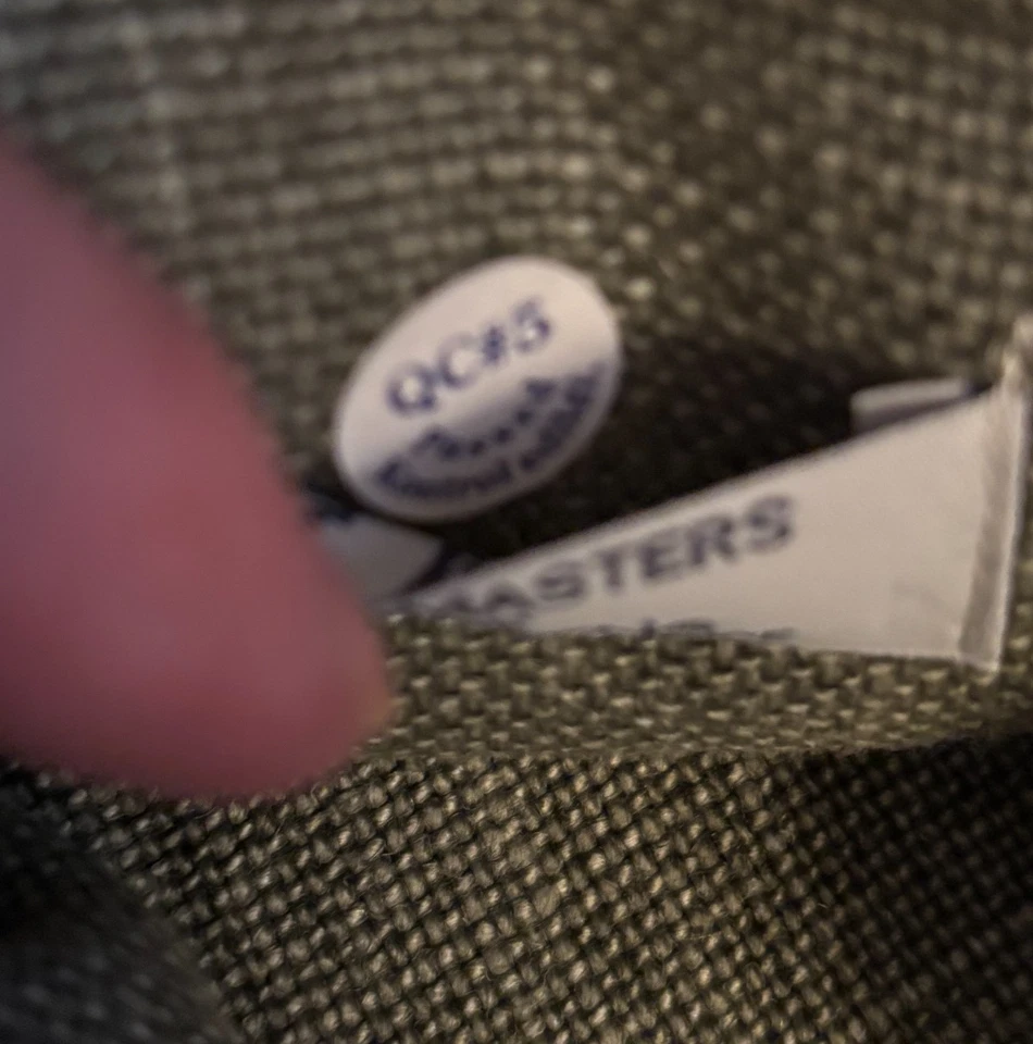 Funda de almohada Pottery Barn 24 x 24 pulgadas de lino belga, Loden nueva $109 Foto 4 de 4