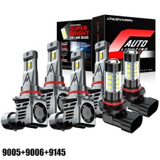 For Jeep Grand Cherokee 1999-2004 Led Headlight Bulbs Hilow Beam Fog Lights