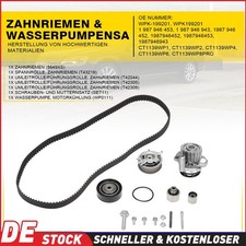 Zahnriemenkit mit Wasserpumpe für Audi A3 A4 Q5 VW Polo Sharan 03L121011 2003-24