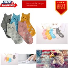 Women's Cat Socks Cat Gifts Cute Animal Socks Dog Owl Gifts for Women