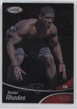 2013 SAGE Black /50 Xavier Rhodes #SP44 1ol5