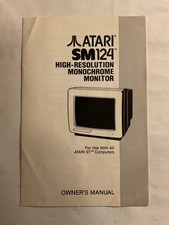 ATARI SM 124 HIGH-RESOLUTION MONOCHROME MONITOR OWNER S MANUAL
