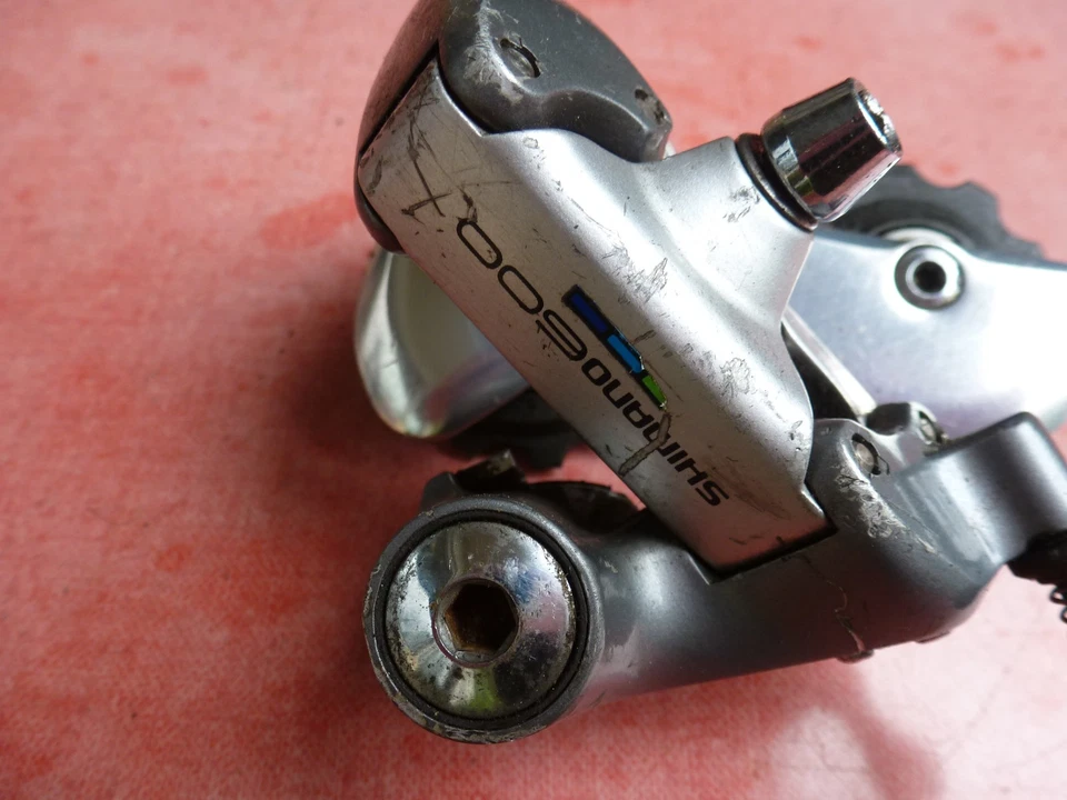 Rennrad Schaltwerk Shimano 600 Tricolor RD-6400 - Bild 2 von 4