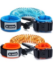 2 Pack Toddler Safety Leash Wrist Link Anti Lost Reflective Kids Harness