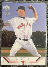 2002 Upper Deck Prospect Premieres - Jon Lester #12 (RC)
