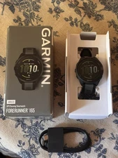 NEW with Box NIB Garmin Forerunner 165 GPS Running Smartwatch Black