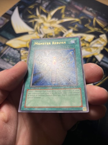 Yugioh! Monster Reborn LOB-118 Ultra Rare 1st Edition GLOSSY MP/LP - Bild 6 von 14
