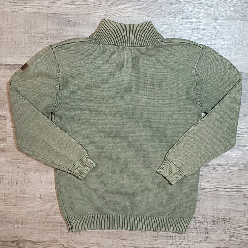 Aigle Sweater Mens Size medium 1/4 Zip Knit Pullover - Image 2 of 4