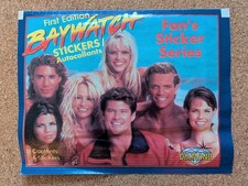 1996 Diamond Baywatch First Edition Sticker Pack Sealed Pamela Anderson Sticker