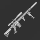 Rifle w/ scope custom weapon for Marvel GI Joe 1:12 1:18 & other action figures