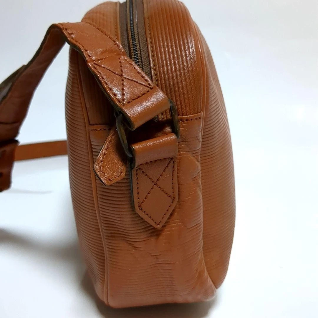 SAINT LAURENT (YSL) Borsa a tracolla Yves Saint Laurent autentica da donna in pelle marrone