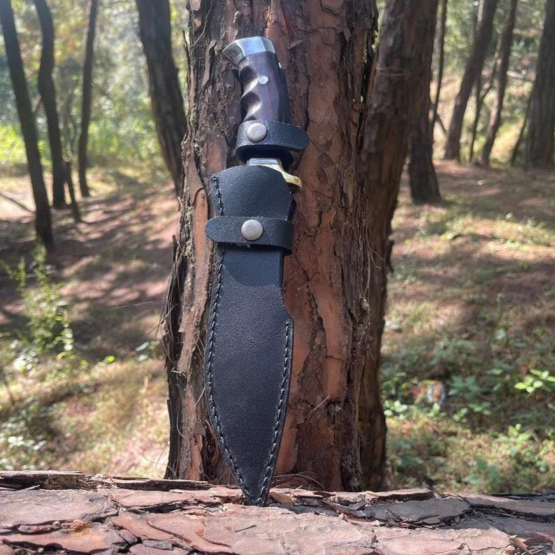 Custom Handmade Carbon Steel Blade Survival Bowie Knife | Hunting Knife Camping