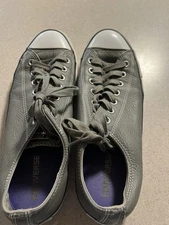Converse All Star Gray Lace up sneakers shoes Mens 11 Women’s 13 Grey