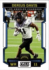 2023 Score Derius Davis #364 Los Angeles Chargers 2K
