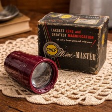 Vintage Guild Mini-Master Slide Viewer with Original Box-Craftsmen  s Guild 1950s