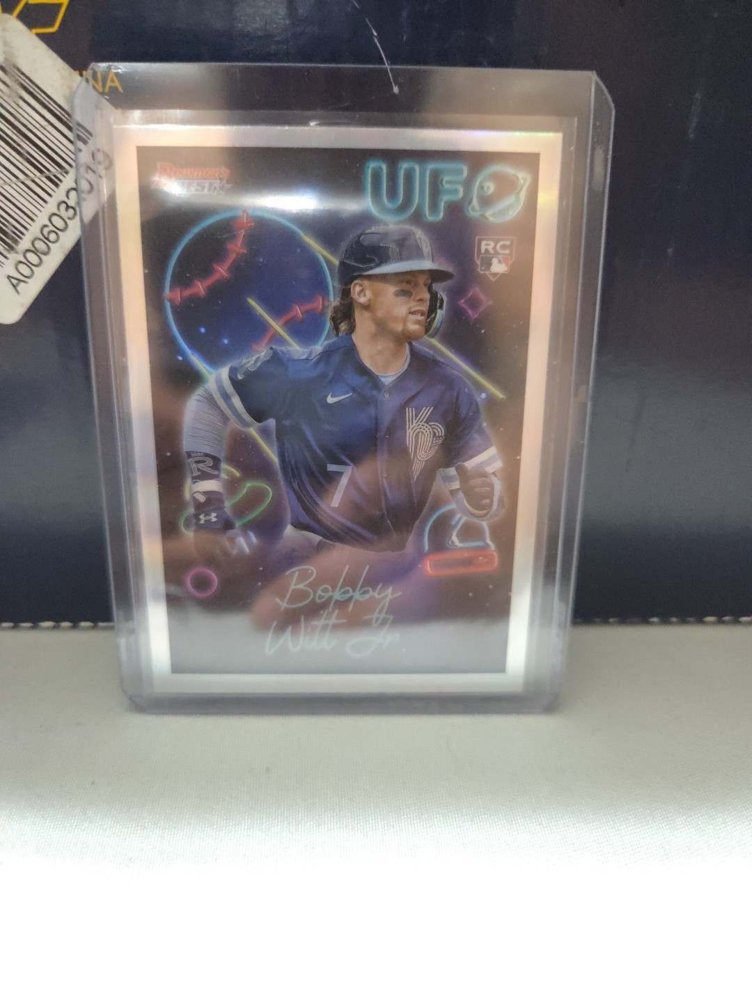 2022 Bowman's Best UFO Refractor Bobby Witt Jr RC. UFO-12