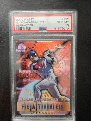 2000 Finest Refractor Derek Jeter Nomar Garciaparra PSA 10 Gem Mint #122