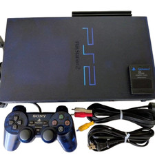 Sony PlayStation 2 BB Pack Midnight Blue Console for sale online
