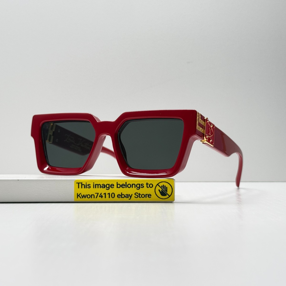 Louis Vuitton(LV) Z1165W Millionaires Sunglasses Red Frame Gray