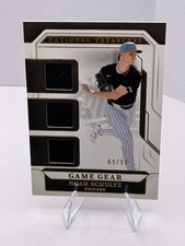 2025 Panini National Treasures #GGT-NS Noah Schultz Game Gear Swatches Trio /99