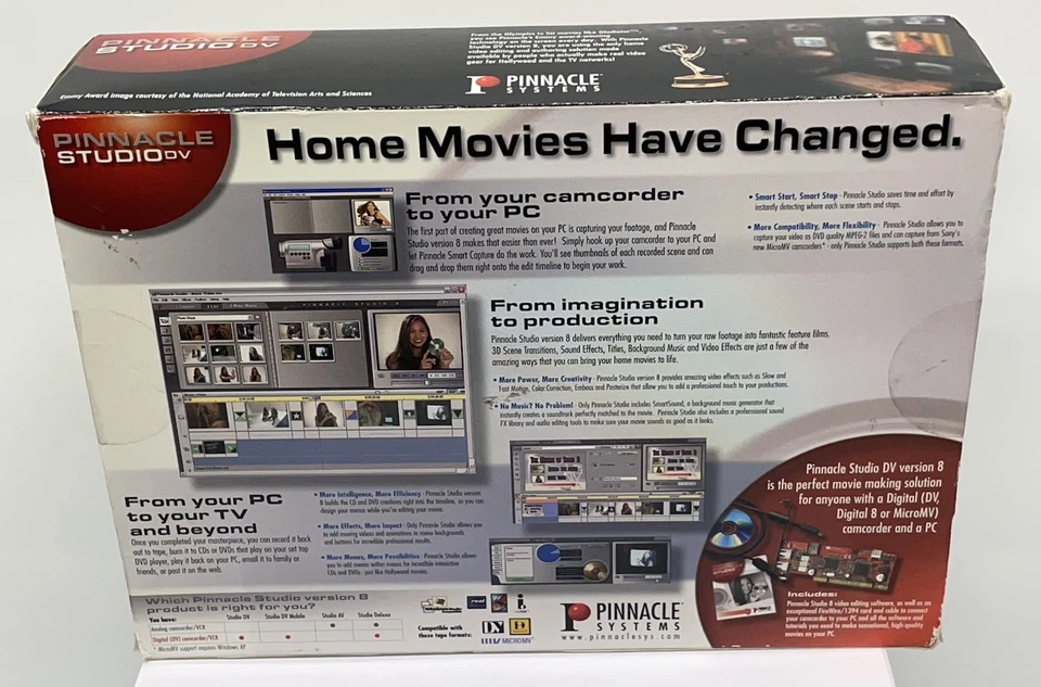 Pinnacle Studio DV Version 8 Professional Movie Making System Computer Software - Image 2 of 4