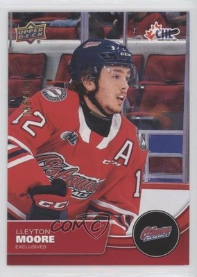 2021-22 Upper Deck CHL Exclusives 86/100 Lleyton Moore #104 0il7