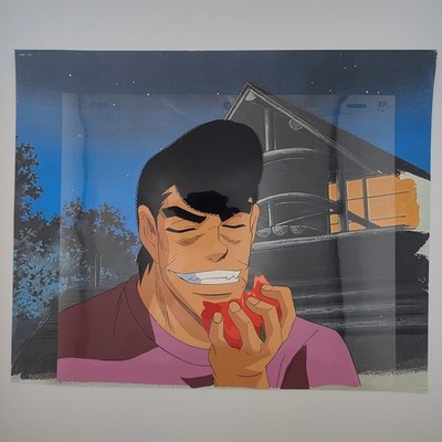Hajime no Ippo Takamura Mamoru Anime Cel Sketch Authentic Animation Art 2000