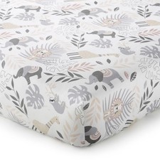 Levtex Baby Imani Tossed Animal Fitted Crib Sheet - Levtex Baby