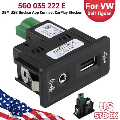 MIB2 CarPlay MDI USB AUX Switch Control AMI Adapter For VW Golf 7 7.5 5G0035222E