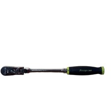 Snap-on FHLX80B 3/8" Dr Dual 80 Soft Grip Long Handle Locking Flex-Head Ratchet