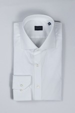 Camicia uomo Bagariny sartoriale in cotone popeline stretch - slim fit