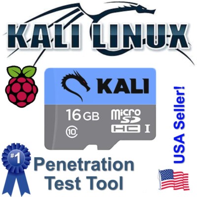 Kali Linux 2024.4 for Raspberry Pi micro SD Card RPI 2, 3, 4 & 400