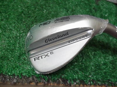 New Chrome Cleveland RTX 6 Zipcore Mid 60 degree Lob Wedge New Chrome Cleveland RTX 6 Zipcore Mid 60 degree Lob Wedge