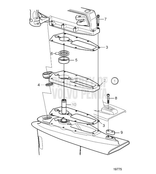 3863187 DPH-A, DPH-B, DPH-C, DPR-A, DPR-B, DPR-C Extension Kit 1''