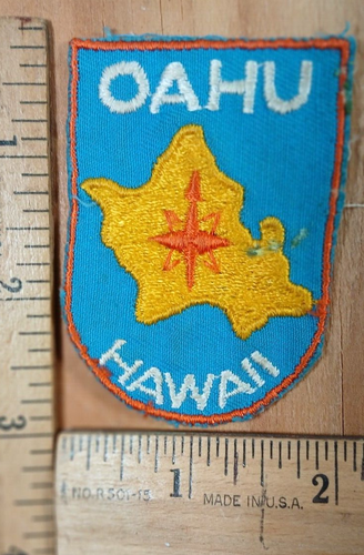 Oahu Hawaii Pfadfinder/Pfadfinder Aufnäher/Stoffabzeichen - Sammlerstück - Bild 1 von 2